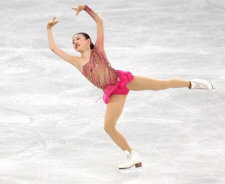 フィギュア　初出場の千葉百音ＳＰ４位　まさかダブルアクセル転倒「すごく悔しい…緊張で固まった」