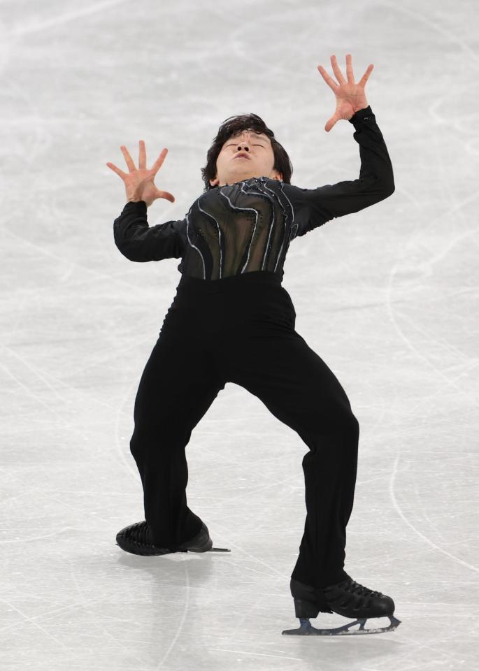 　ファンを魅了した鍵山優真（撮影・佐々木彰尚）