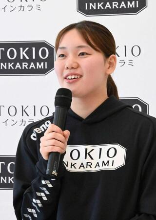 競泳・平井瑞希「世界記録を更新」目標は28年ロス五輪金 初TOKIOインカラミと所属契約