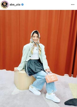 阿部詩のインスタグラム＠ａｂｅ＿ｕｔａより