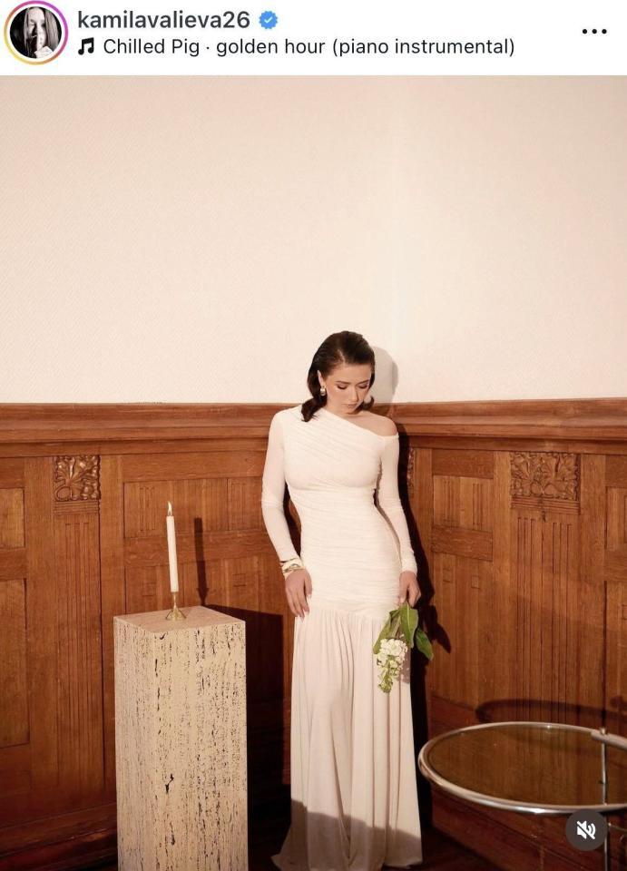 ワリエワのインスタグラム＠ｋａｍｉｌａｖａｌｉｅｖａ２６より