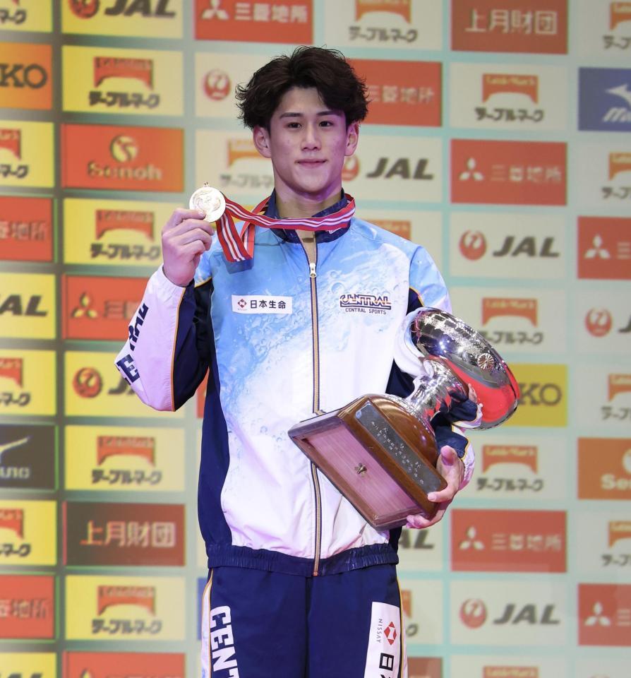 五連覇をした橋本大輝（撮影・佐々木彰尚）