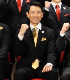 　ＴＥＡＭ　ＪＡＰＡＮシンボルアスリート認定式に出席した渡部