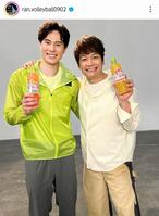 　高橋藍のインスタグラム（ｒａｎ．ｖｏｌｌｅｙｂａｌｌ０９０２）より 