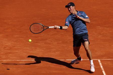 錦織、ツアー通算４５０勝　テニスのマドリードＯＰ