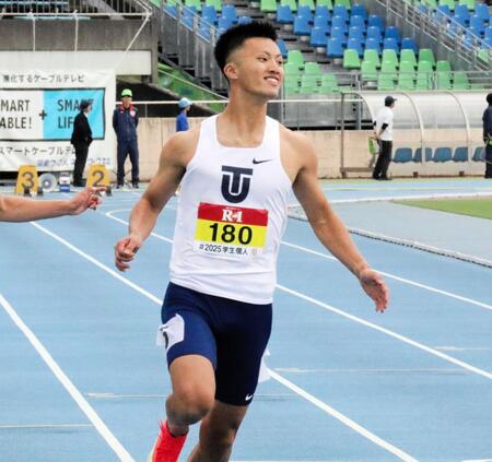 パリ五輪リレー代表柳田大輝が10秒09で決勝へ進出 「底力が上がっている」