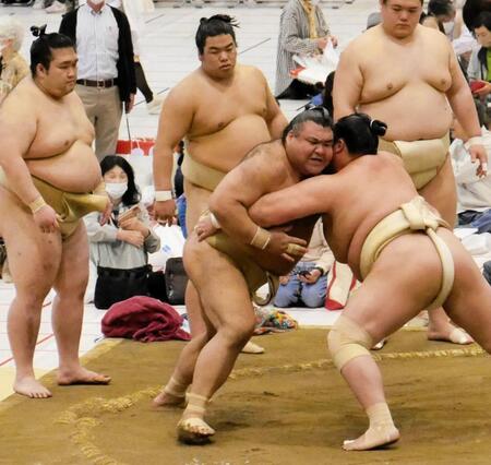 高安が大関琴桜を投げた!鳴戸親方は大の里の低調な稽古に「それでも勝っちゃうから」