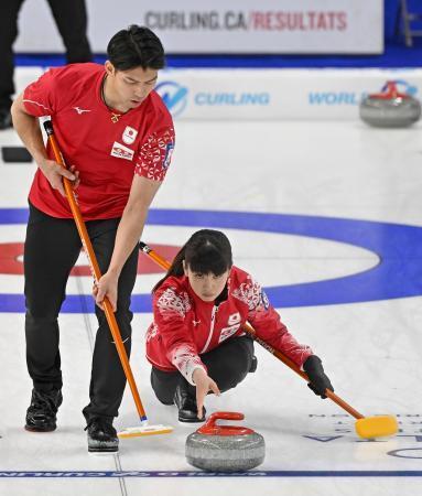 カーリング谷田、目指すのは優勝　混合ダブルス世界選手権