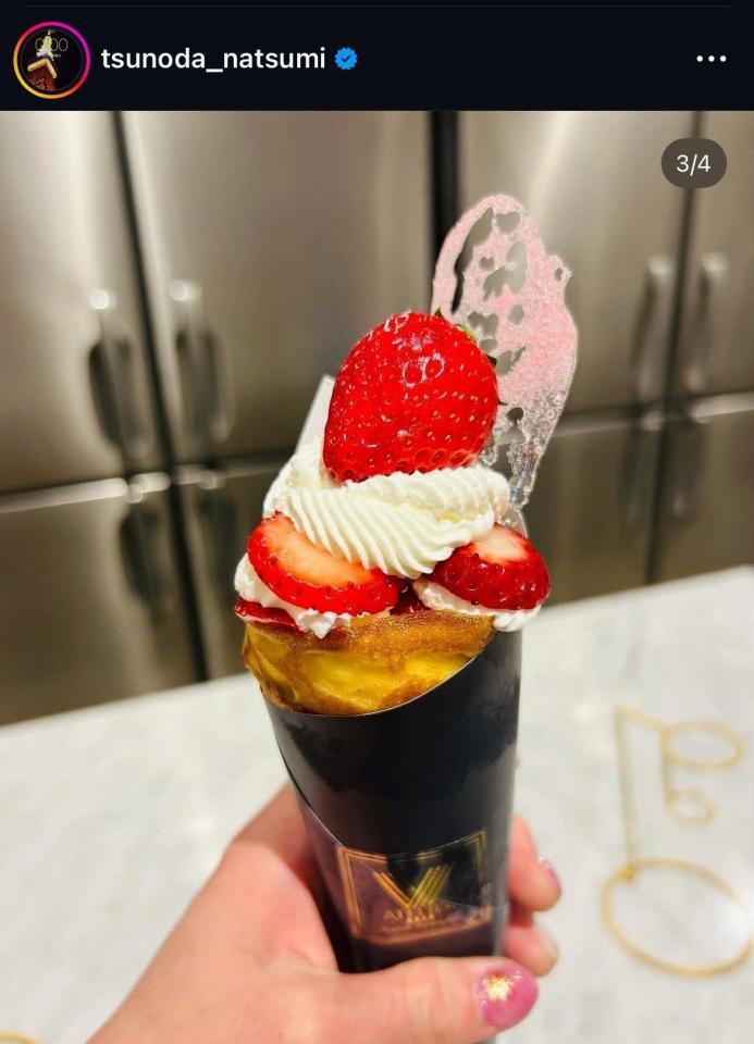 角田夏実インスタグラム（ｔｓｕｎｏｄａ＿ｎａｔｓｕｍｉ）より