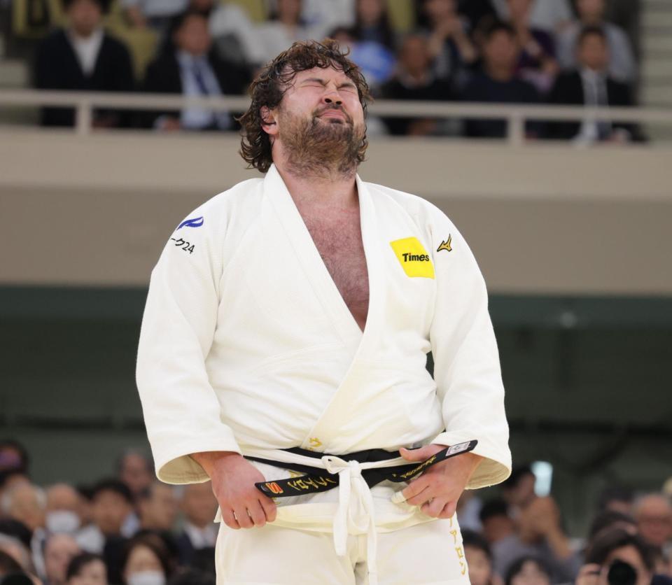 　３回戦で敗れたウルフ・アロン（撮影・吉澤敬太）