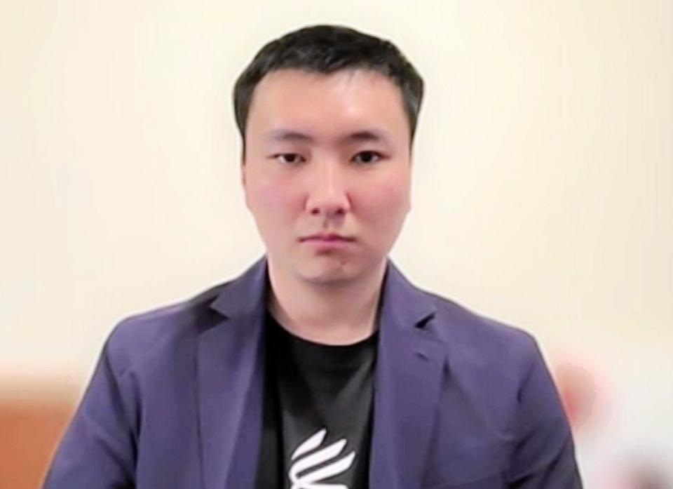 　オンラインでシーズンの総括を行う富永啓生