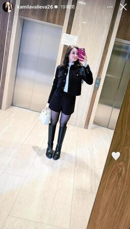 　ワリエワのインスタグラム＠ｋａｍｉｌａｖａｌｉｅｖａ２６より