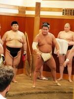 　時津風部屋に出稽古した豊昇龍