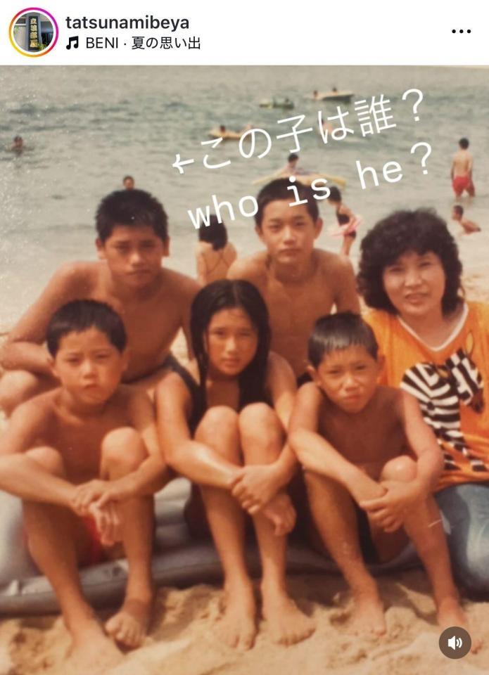 　立浪部屋インスタグラム（ｔａｔｓｕｎａｍｉｂｅｙａ）より