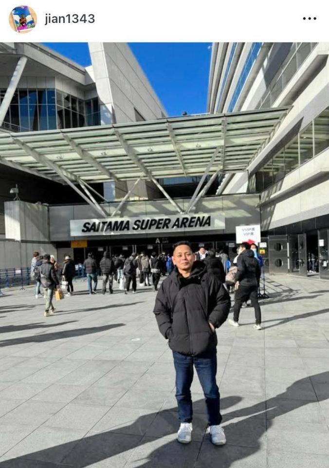 　西見健吉さんのインスタグラム＠ｊｉａｎ１３４３より