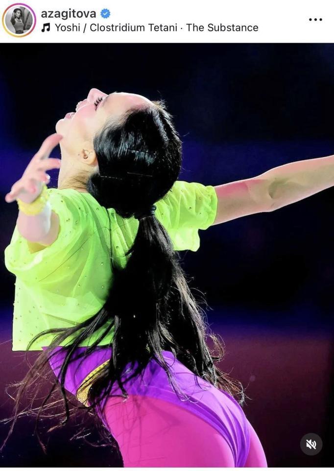 　ザギトワのインスタグラム＠ａｚａｇｉｔｏｖａより