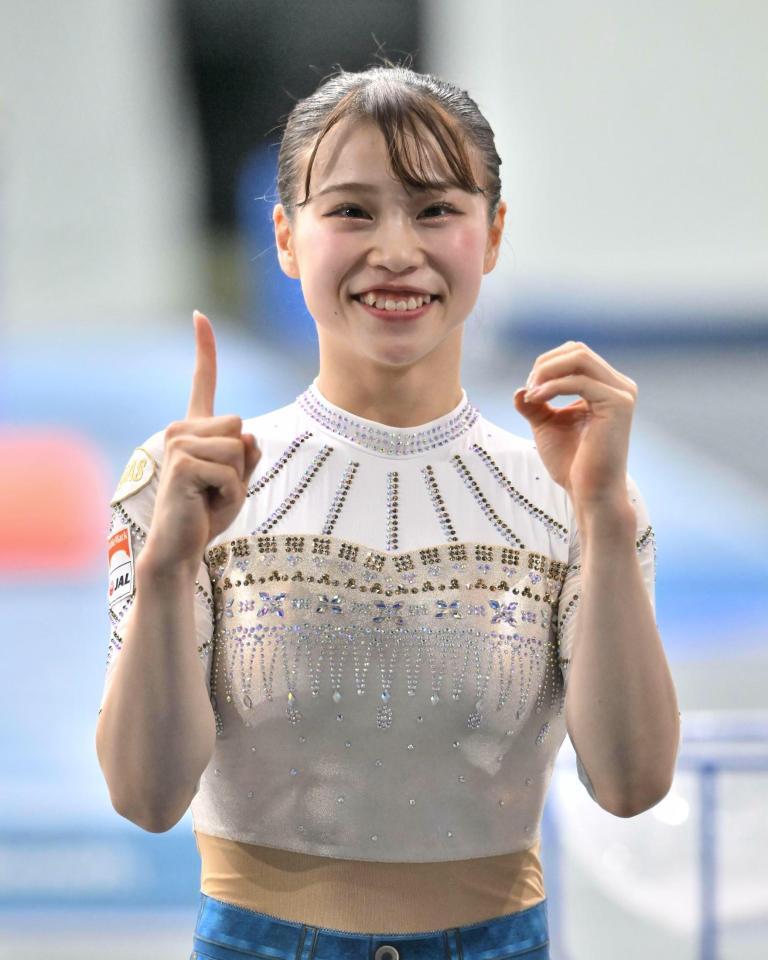 　１０年ぶりの優勝を決めた杉原愛子（撮影・堀内翔）