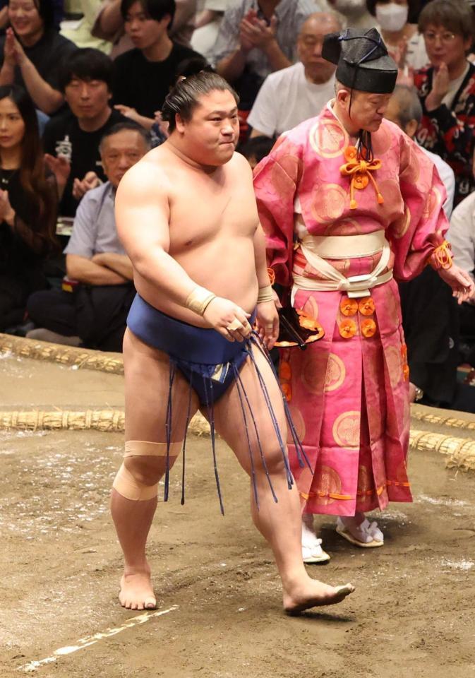 　一敗をキープした若隆景