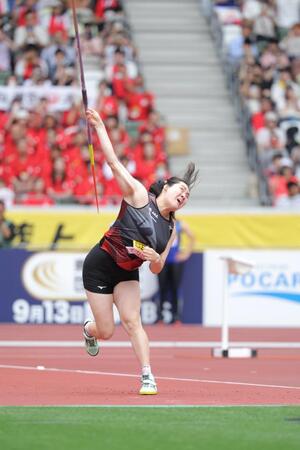 女王・北口榛花が圧巻Ｖ　５投目に今季自己ベスト６４ｍ１６　９月東京世界選手権へ弾み