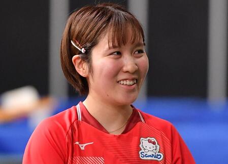 平野美宇が初戦突破　世界ランク１２４位に４－１快勝で２回戦へ　世界卓球