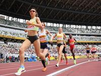 　女子３０００メートル決勝で力走する田中希実（撮影・吉澤敬太）