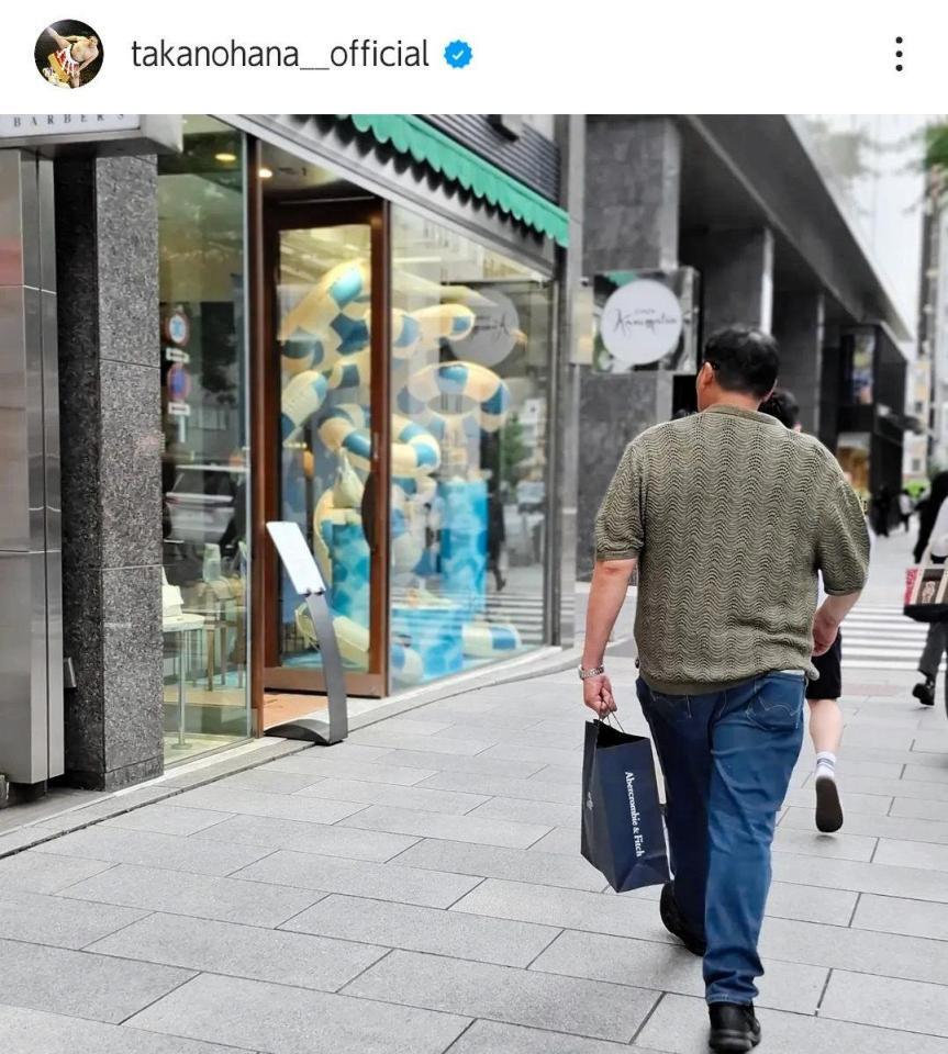 　貴乃花光司氏のインスタグラム（ｔａｋａｎｏｈａｎａ＿＿ｏｆｆｉｃｉａｌ）より