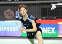 　１回戦を突破した渡辺勇大、田口真彩組＝２４年１２月