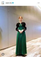 　ＳＶ．ＬＥＡＧＵＥアワードで。迫田さおりさんのインスタグラム＠ｓａｏｒｉ．ｒｉｏより 