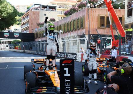 モナコＧＰ、角田裕毅は１７位　Ｆ１、ランド・ノリスが優勝