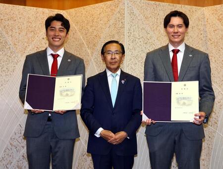 高橋塁＆藍兄弟が京都府文化観光大使に就任　バレーと二刀流で京都をアピールへ