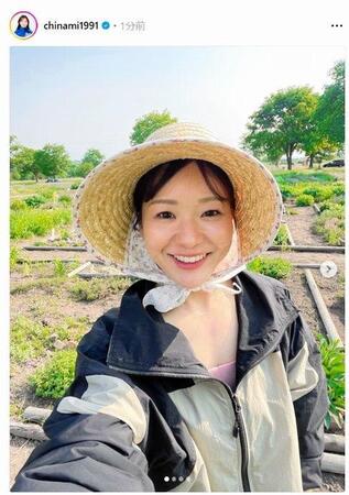 　吉田知那美のインスタグラム（ｃｈｉｎａｍｉ１９９１）より