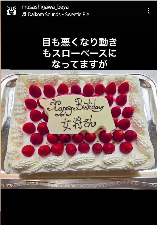 　武蔵川部屋の公式インスタグラム（ｍｕｓａｓｈｉｇａｗａ＿ｂｅｙａ）より