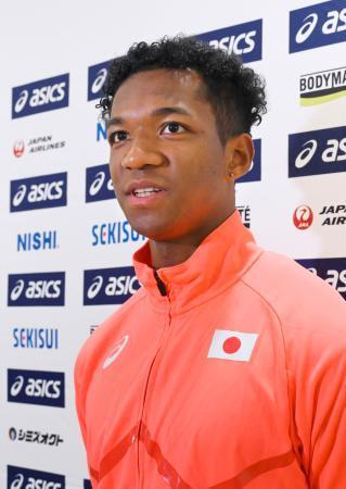 村竹、陸上アジア選手権から帰国　１１０ｍハードル初制覇で手応え