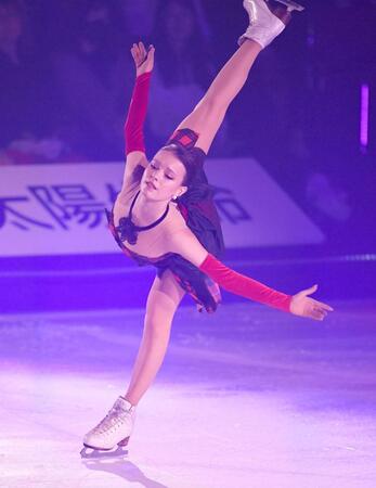 　可憐な演技で魅了するアンナ・シェルバコワ（撮影・開出牧）