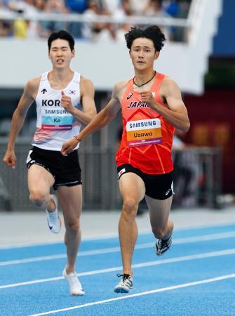 アジア陸上、男子２百ｍ鵜沢Ｖ２　女子８百ｍで久保２位
