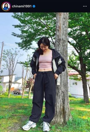 　吉田知那美インスタグラム（ｃｈｉｎａｍｉ１９９１）より