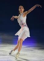 　優雅な演技で魅了するアリーナ・ザギトワ（撮影・開出牧）