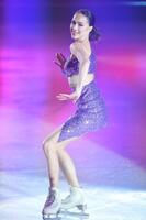 　華麗な演技で魅了するアリーナ・ザギトワ（撮影・開出牧）