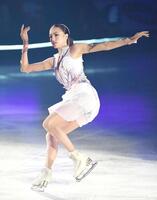 　優雅な演技で魅了するアリーナ・ザギトワ（撮影・開出牧）