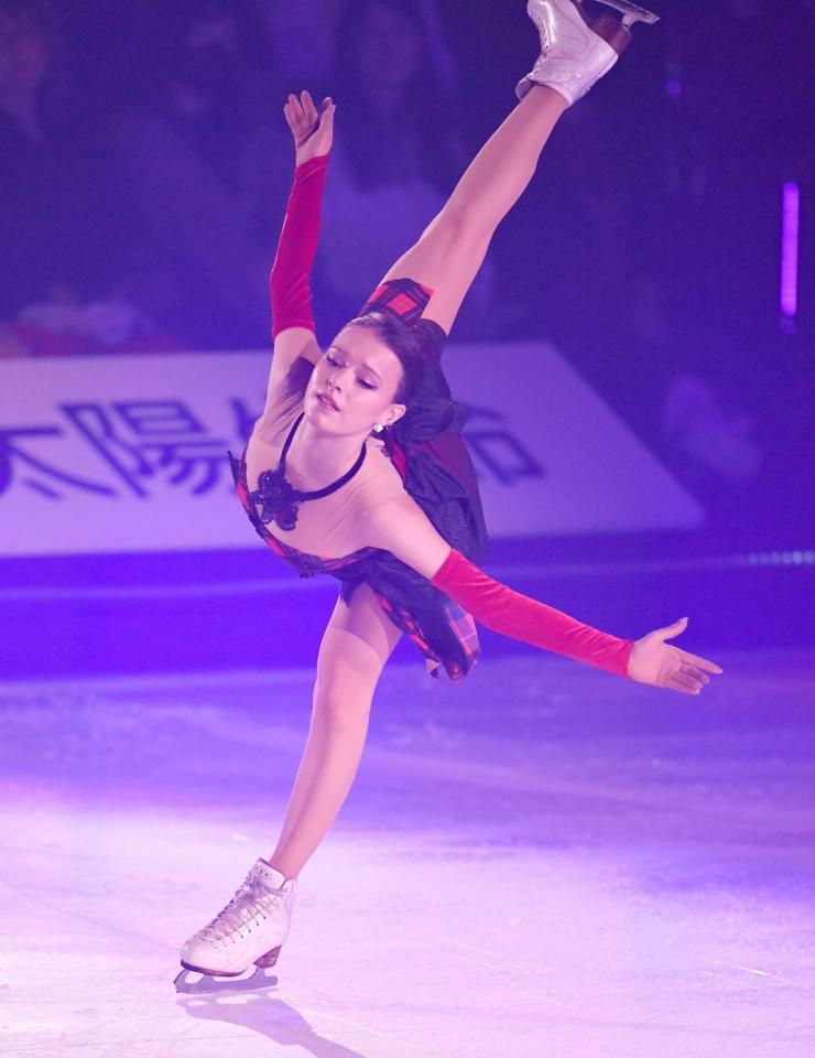 　可憐な演技で魅了するアンナ・シェルバコワ（撮影・開出牧）