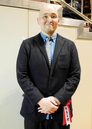 　尾車親方の断髪式に駆けつけた元十両琴禮の椎葉巨樹氏