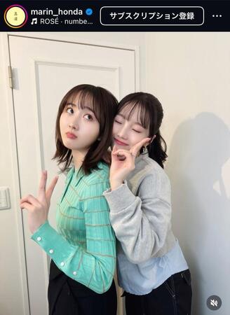 本田真凜さんインスタグラム（ｍａｒｉｎ＿ｈｏｎｄａ）より