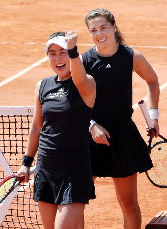 穂積組が準々決勝進出　全仏テニス第８日