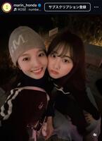 本田真凜さんインスタグラム（ｍａｒｉｎ＿ｈｏｎｄａ）より