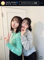 本田真凜さんインスタグラム（ｍａｒｉｎ＿ｈｏｎｄａ）より