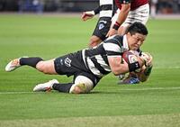 　後半、トライを決める東京ベイ・立川