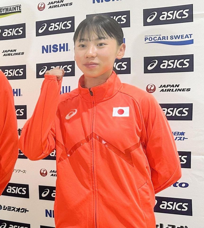 　アジア選手権から帰国した久保凛