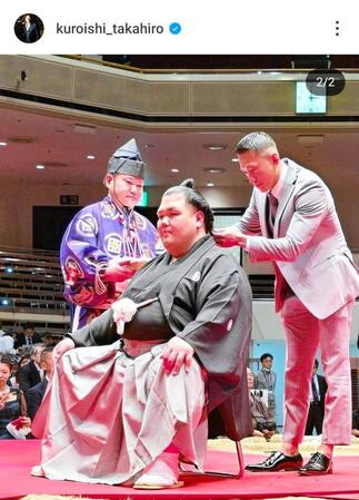 　黒石高大のインスタグラム（＠ｋｕｒｏｉｓｈｉ＿ｔａｋａｈｉｒｏ）から