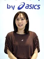 　イベントを終え取材に応じる石川佳純さん（撮影・山口登）