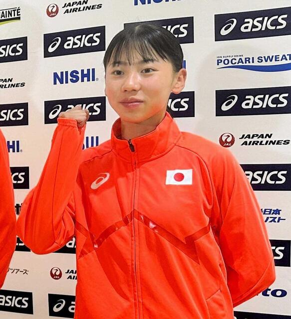 　アジア選手権から帰国した久保凛